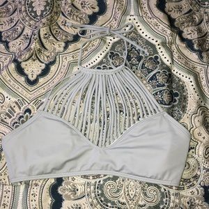 L.A. Hearts high neck bikini top